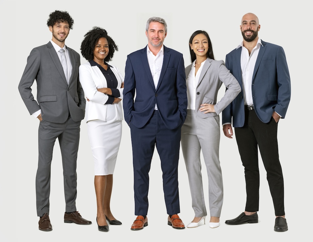 Confident Business people